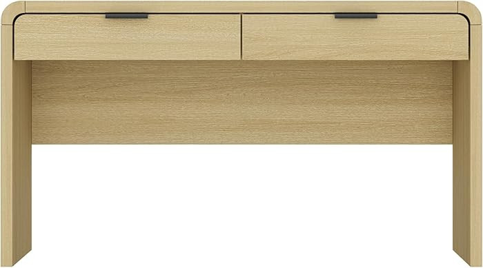 Manhattan Comfort Grace 54" Modern Home Office Desk with Drawers, Metal Handles, and Ample Worksp... | Amazon (CA)
