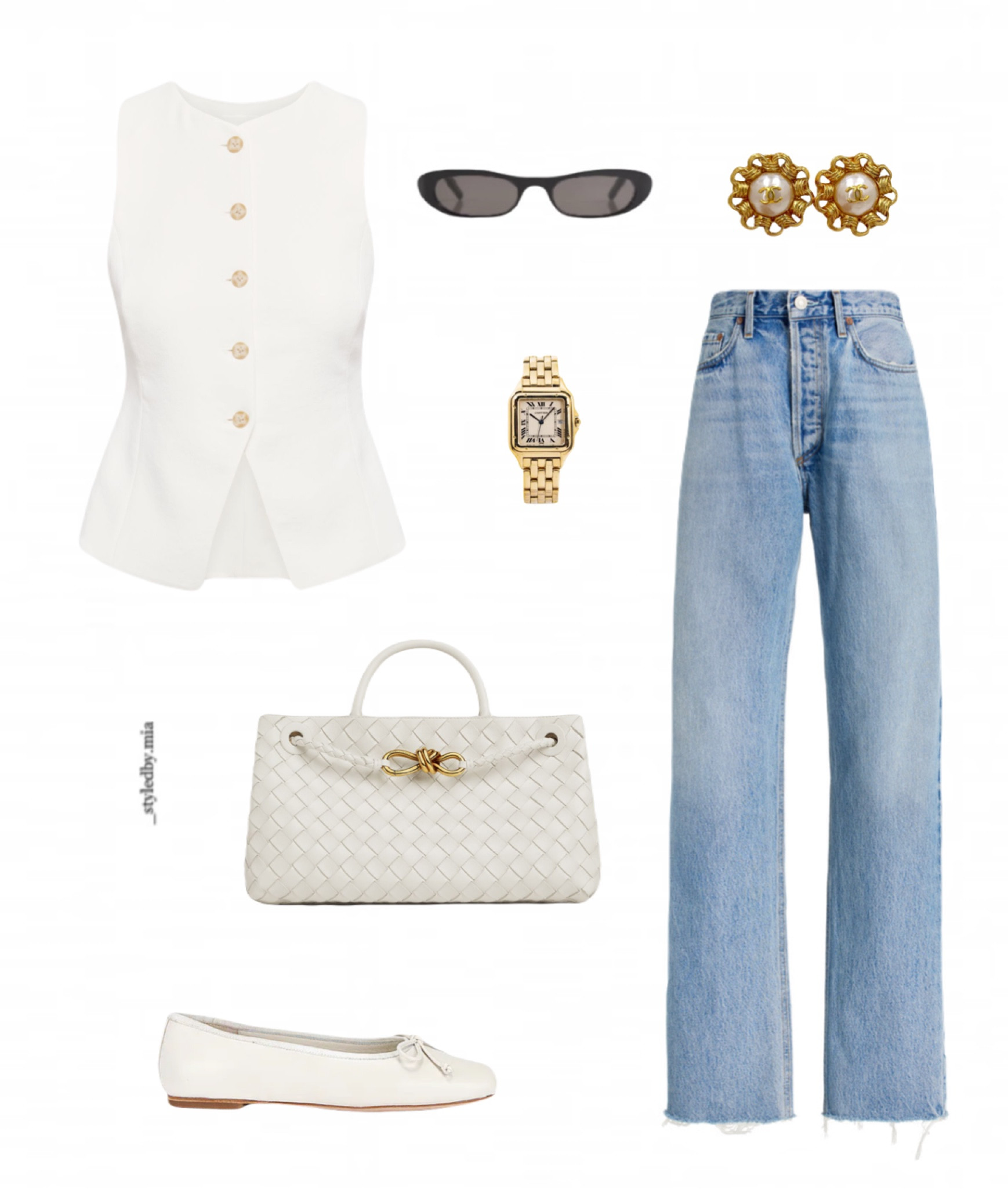 earrings are vintage Chanel 
Watch is Cartier 

#LTKSeasonal #LTKU #LTKstyletip