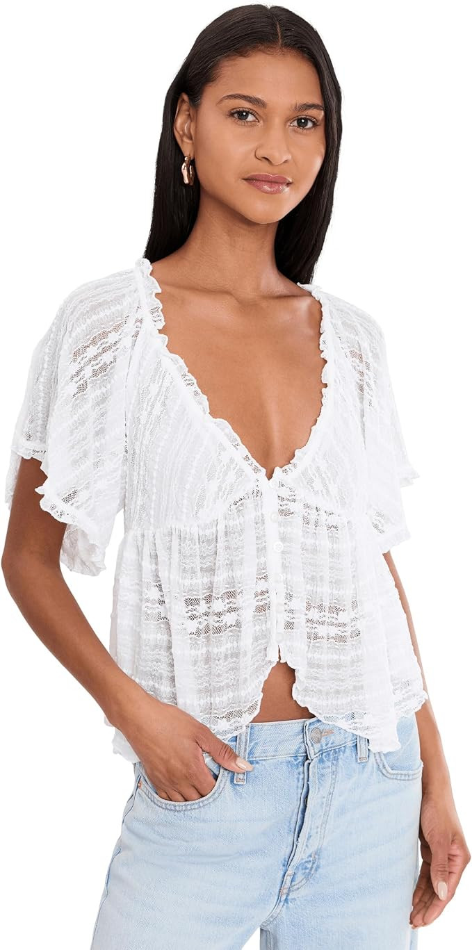 Free People in Your Dreams Lace Top | Amazon (US)