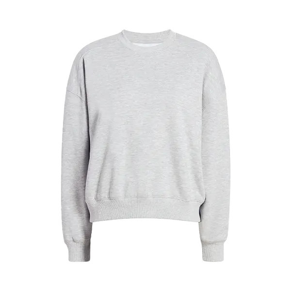 Classic Crewneck Sweatshirt | Heather Grey - nuuds | nuuds
