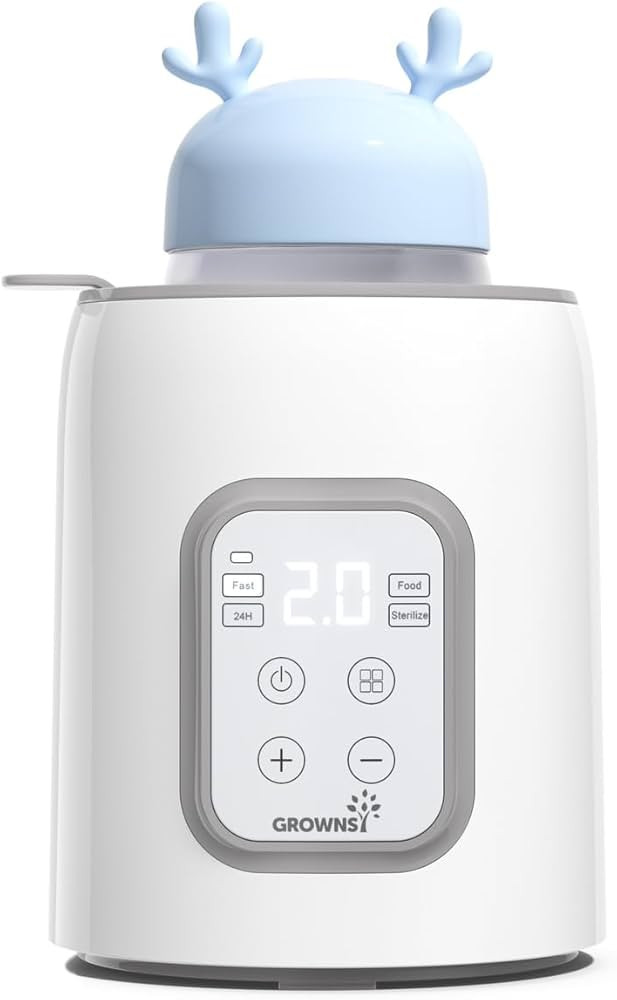 Bottle Warmer, GROWNSY 8-in-1 Fast Baby Milk Warmer with Timer for Breastmilk or Formula, Accurat... | Amazon (US)