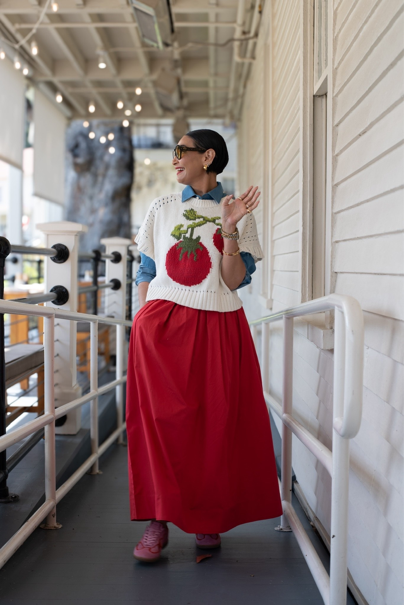 Tomato girl summer… but make it fashion 🍅❤️
This little tomato vest completely stole my heart, and pairing it with a bold red skirt made the whole look feel playful, chic, and so fun for summer.

#LTKootd #LTKgrwm #LTKSeasonal
