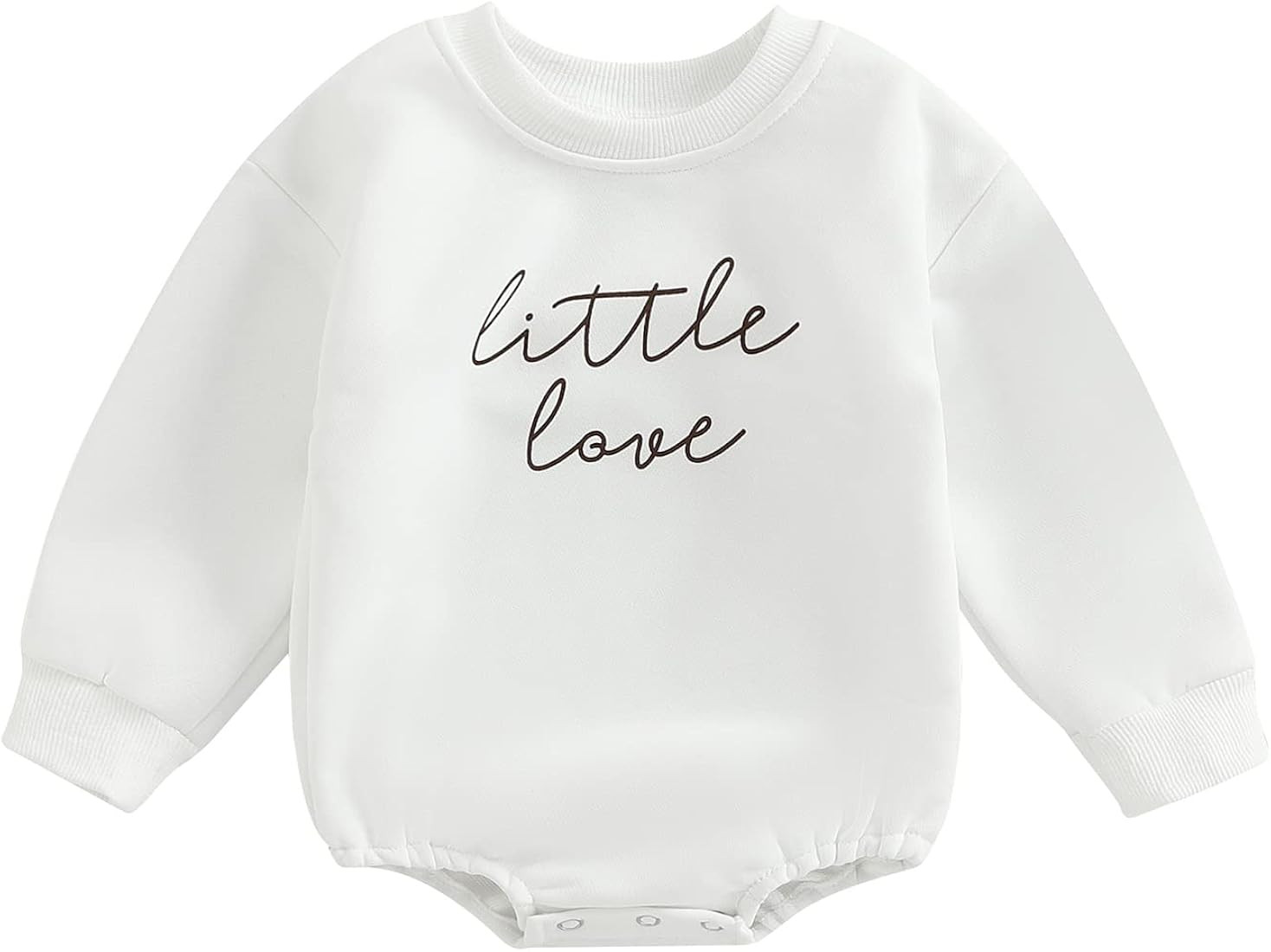 KOSUSANILL Baby Girl Boy Oversized Sweatshirt Romper Newborn Infant Long Sleeve Sweater Valentine... | Amazon (US)
