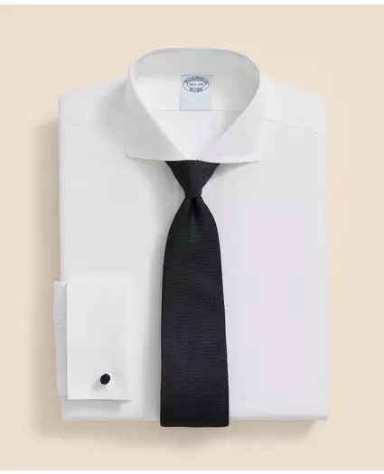 Stretch Supima® Cotton Broadcloth Londoner Collar, Dress Shirt | Brooks Brothers