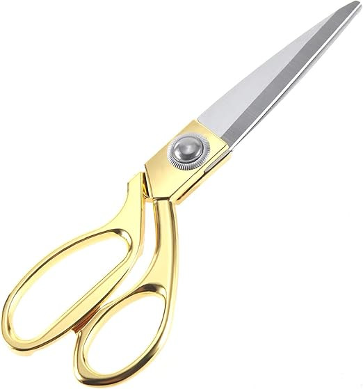 8-inch Tailor Scissors Gold-plated Tailor Scissors Alloy Clothing Wire Cloth Tailor Scissors Mult... | Amazon (US)