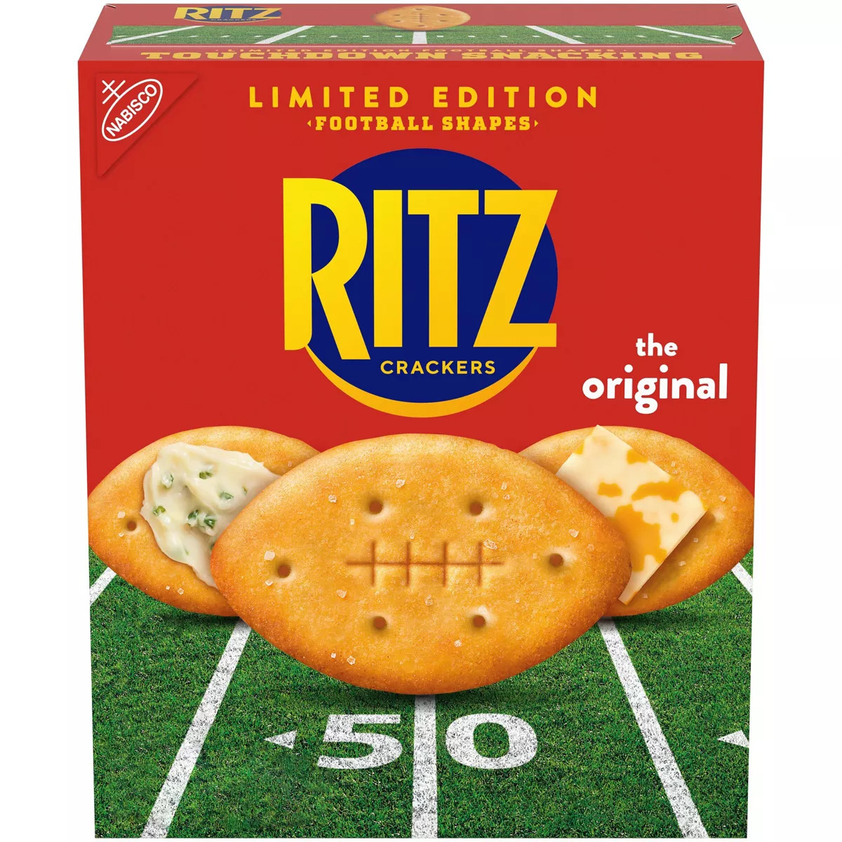 RITZ Football Shapes Crackers - 12.3oz | Target