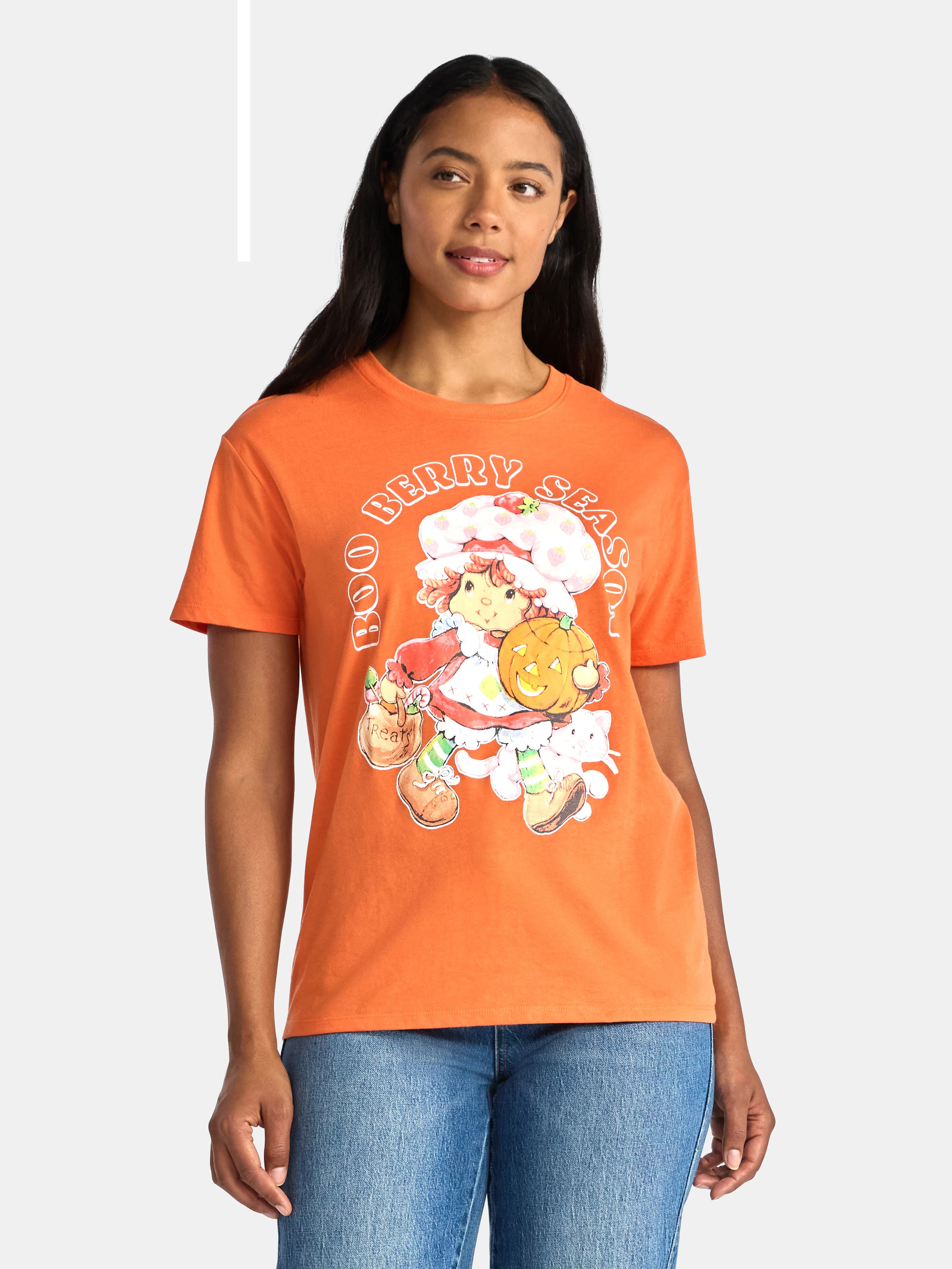 Strawberry Shortcake Women's Halloween Graphic Tee with Short Sleeves, Size XXS-XXL | Walmart (US)
