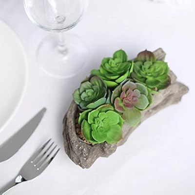 Efavormart 4" Tall Fake Succulent Planter 5 Artificial Succulents in Pot Mini Decorative Plants f... | Amazon (US)