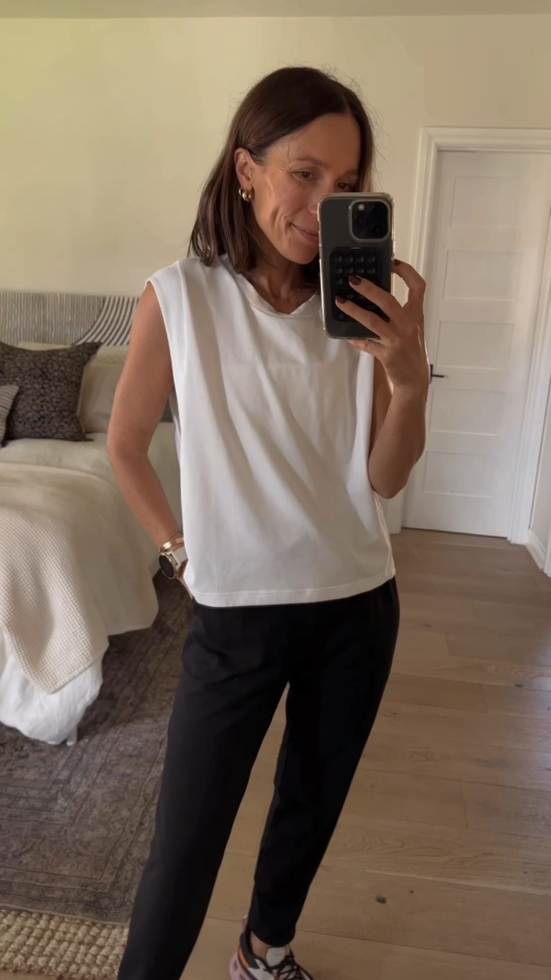 Love this tank for working out or for an off duty casual look- not thin, great weight. Runs tts and also comes in black. 


#LTKOver40