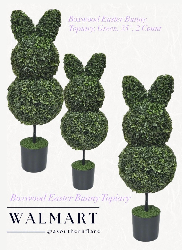 Boxwood Easter Bunny Topiary/Walmart

#LTKHome #LTKFindsUnder50 #LTKFindsUnder100