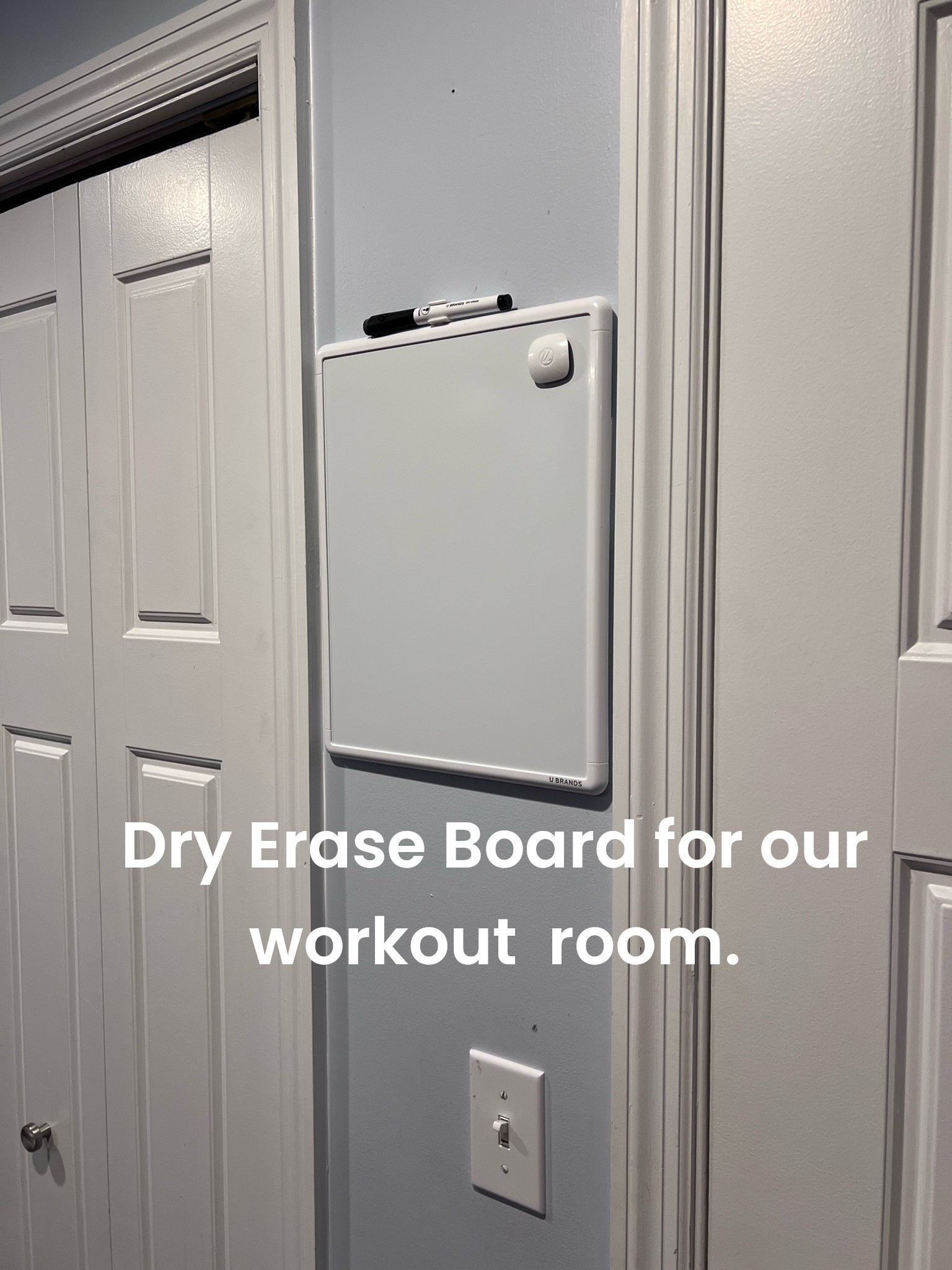 May seem boring but this $8 dry erase board is gonna make my home workouts easier. Instead of opening my notes app on my phone throughout my routine, I add it to the board…yay!

#LTKdayinmylife #LTKfitnessgoals #LTKActive