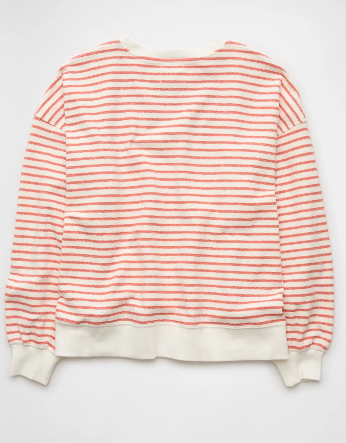 AE Oversized Striped Sweatshirt | American Eagle Outfitters (US & CA)