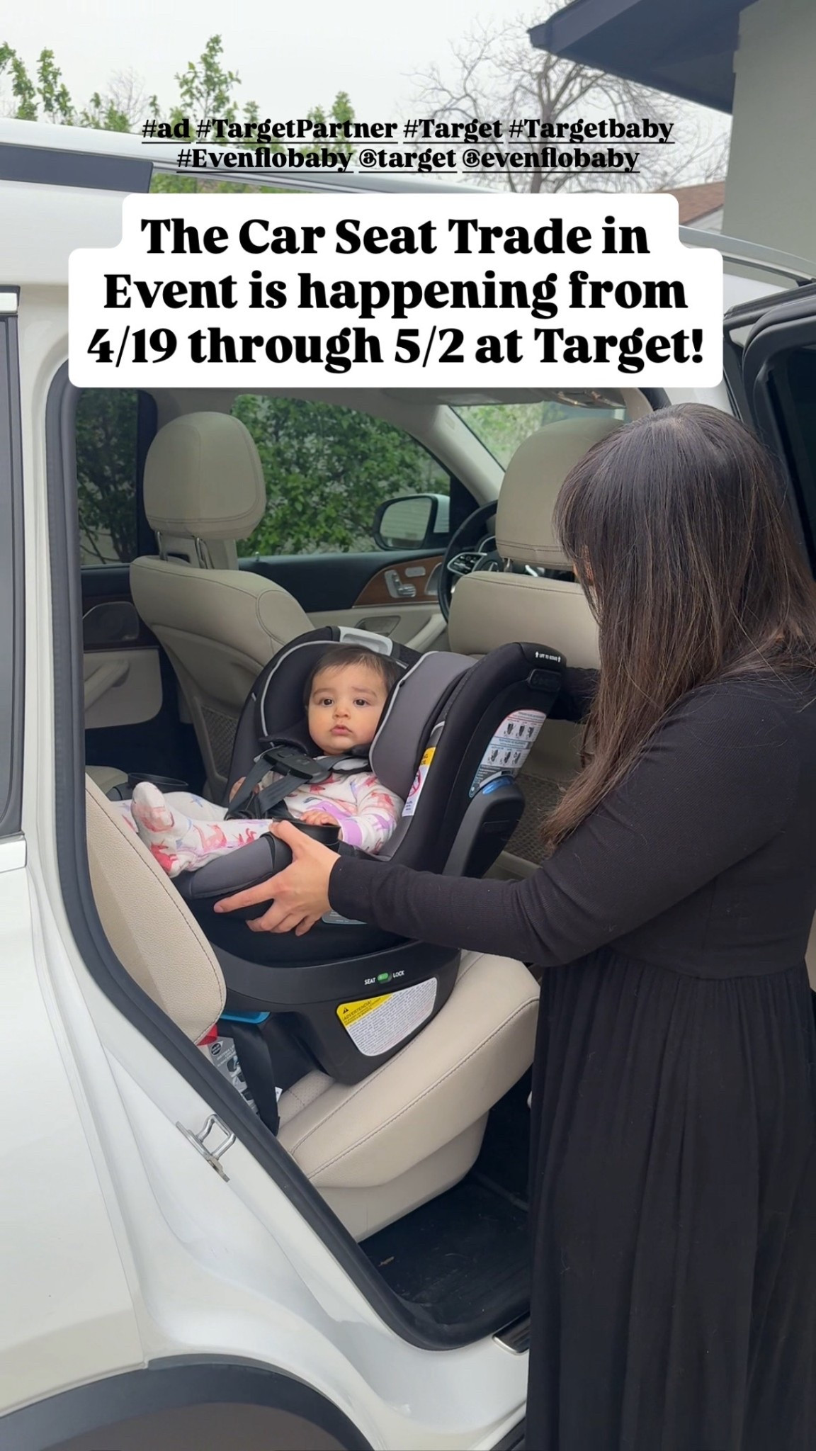 #ad Target’s Car Seat Trade In Event is happening 4/19 through 5/2. #Target #TargetPartner #Targetbaby #evenflobaby @target @evenflobaby

#LTKBaby