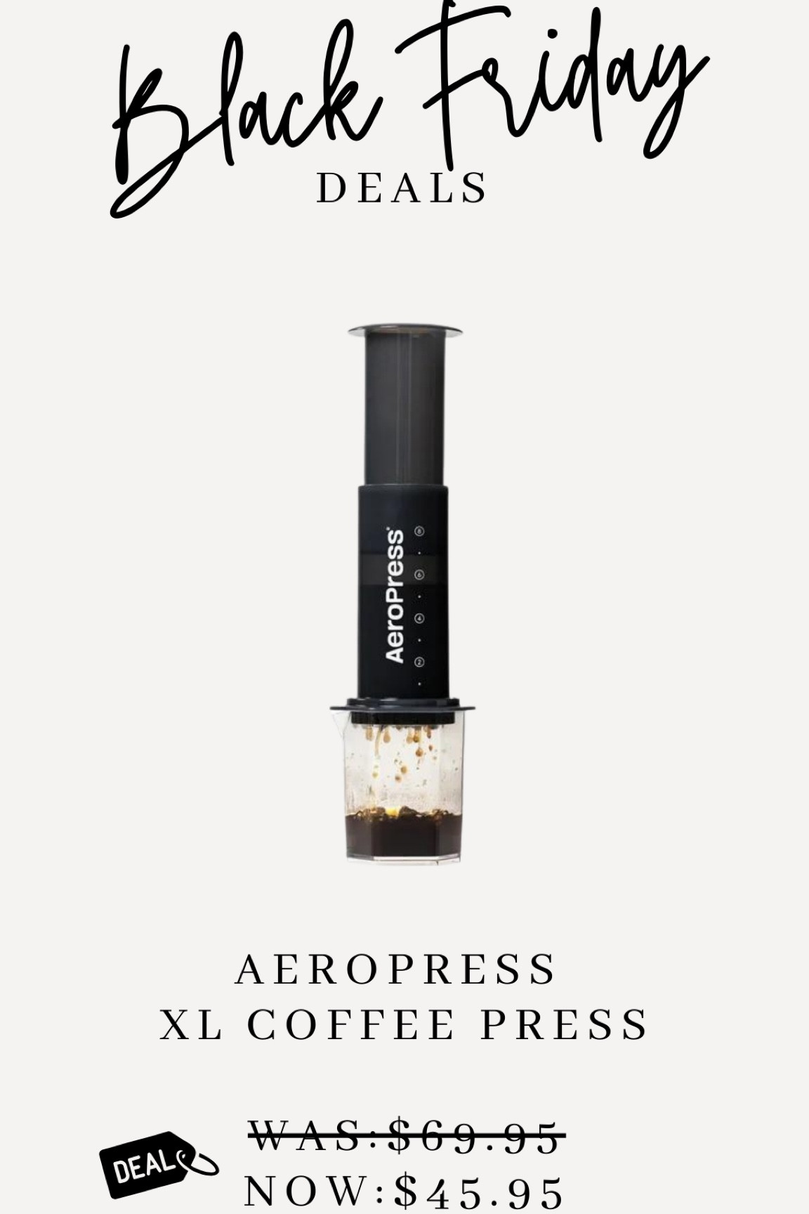 Aero Press Coffee Maker 

#LTKCyberWeek #LTKsalealert #LTKhome