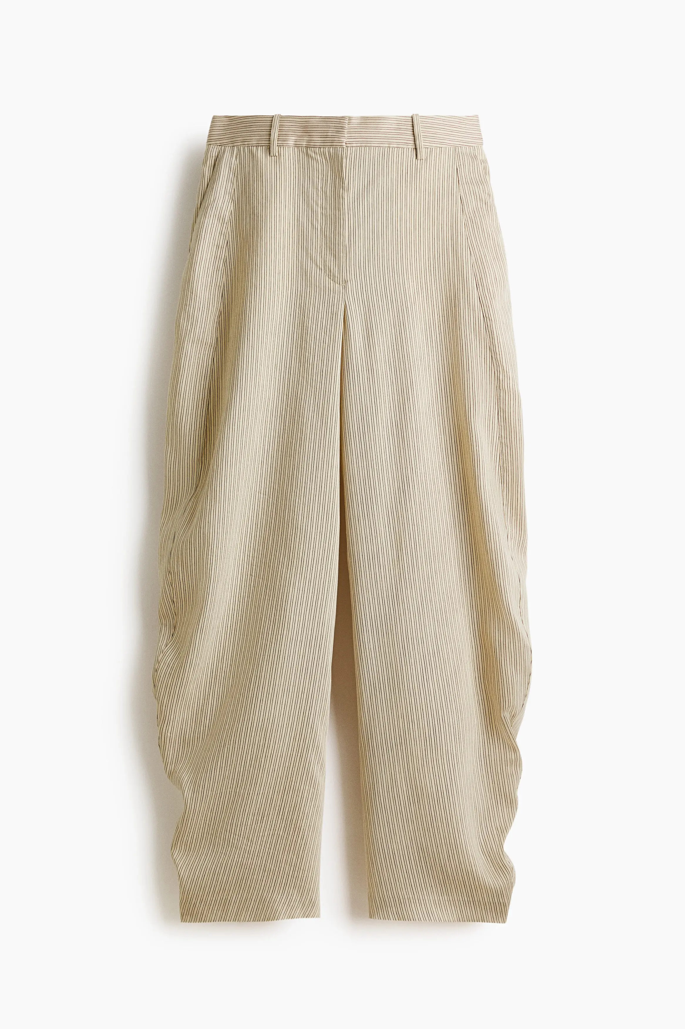 Linen-blend Barrel Trousers (Women) | Nordstrom | Nordstrom