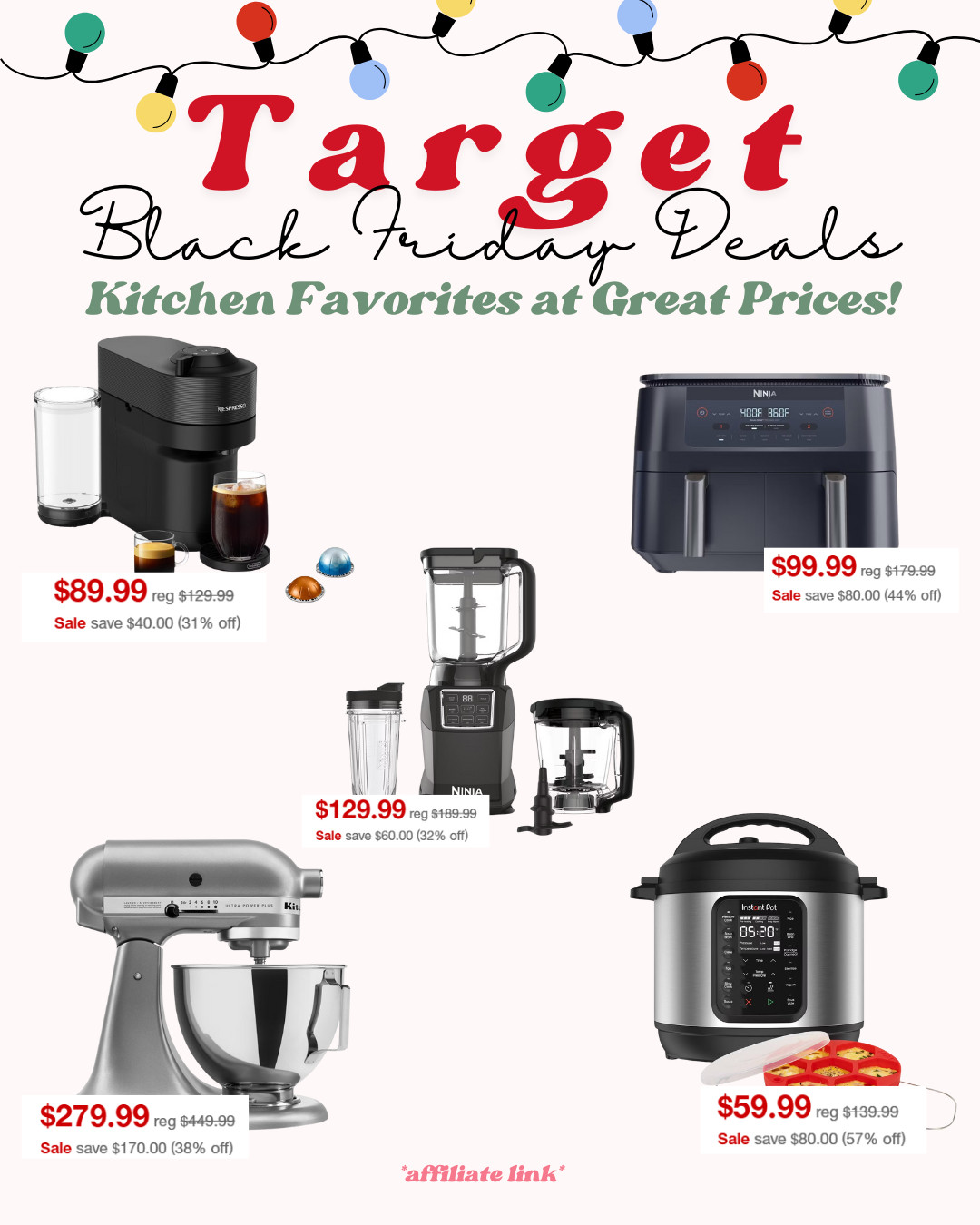 We own all of these kitchen favorites and LOVE them! These are great Black Friday prices you don't want to miss.  

 #LTKCyberWeek #LTKGiftGuide #LTKHome