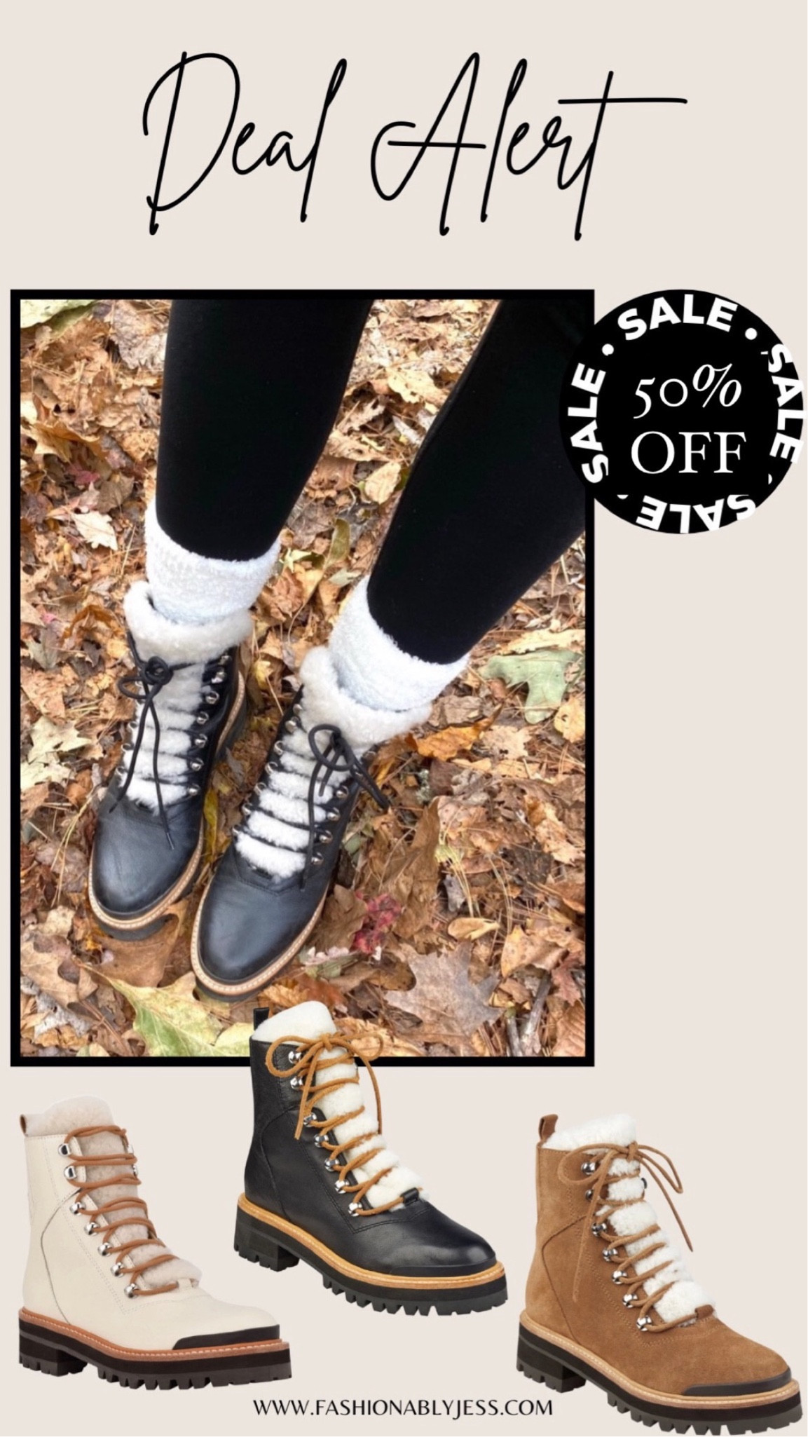 These cute shearling boots are now 50% off! Cute fall boots now on SALE 

#LTKshoecrush #LTKstyletip #LTKsalealert