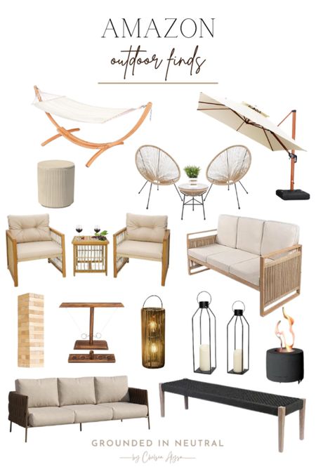 These Amazon Outdoor Finds are perfect for refreshing your patio for the summer. I love the outdoor hammock and giant Jenga game! 

#LTKStyleTip #LTKSeasonal #LTKHome