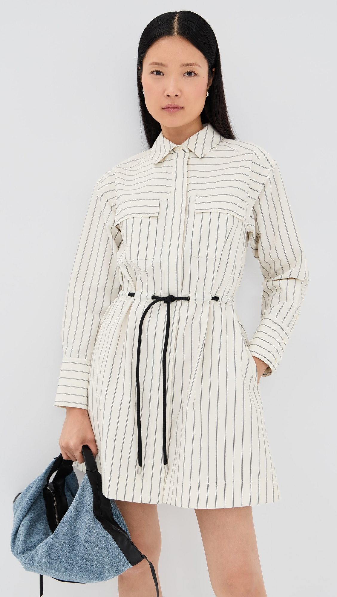 Long Sleeve Belted Shirt Dress | Shopbop