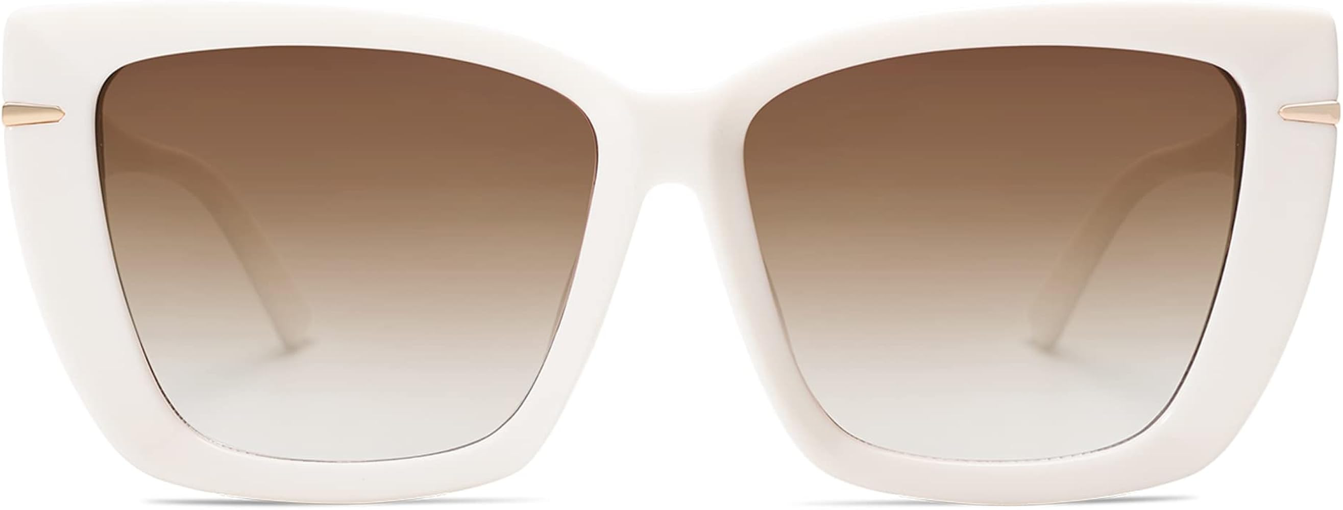 SOJOS Oversized Cat Eye Sunglasses Womens Retro Vintage 70s Trendy Stylish Shades SJ2231 | Amazon (US)