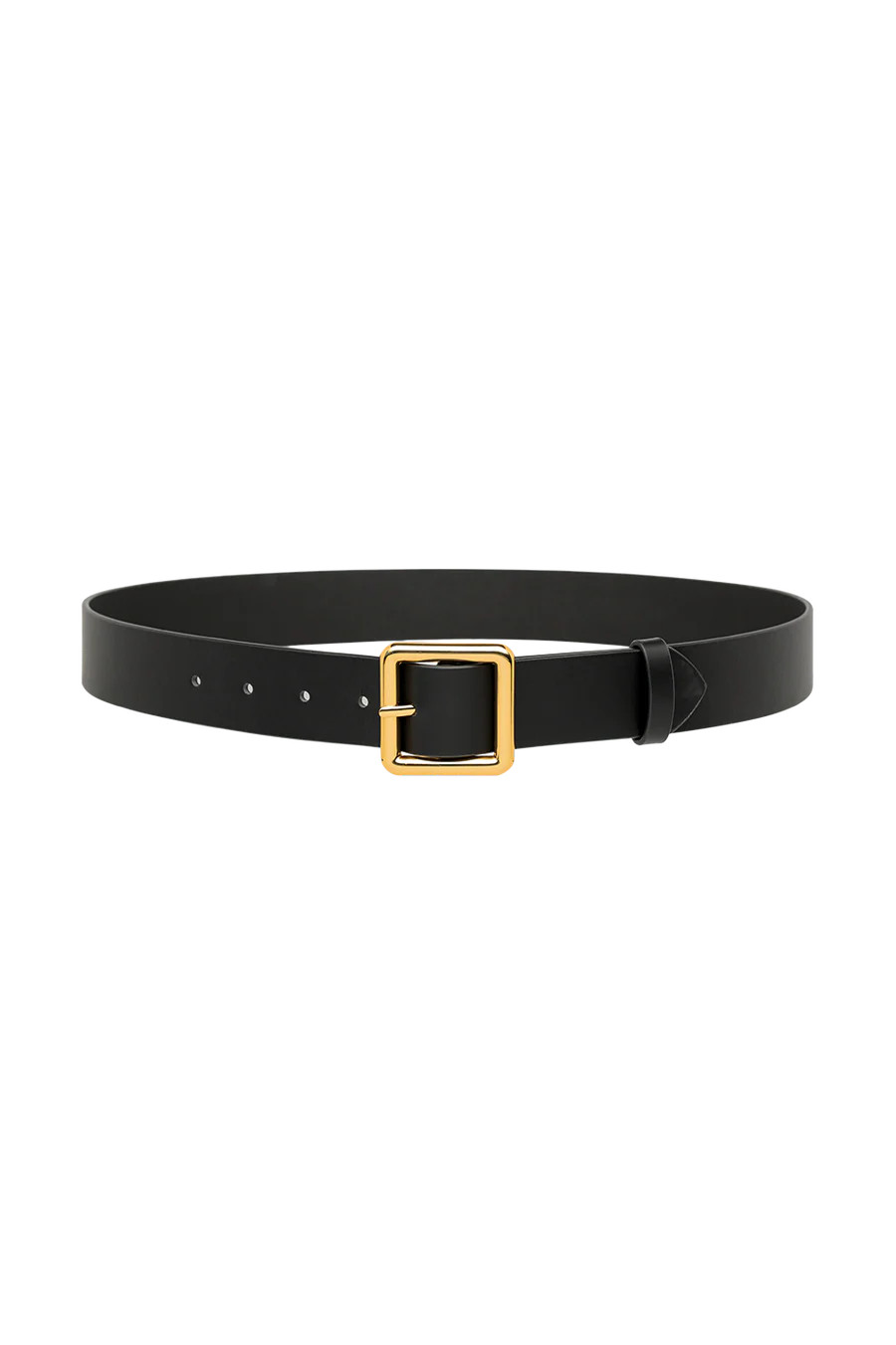 Beckett Belt | Black | 18k Gold | Cendre