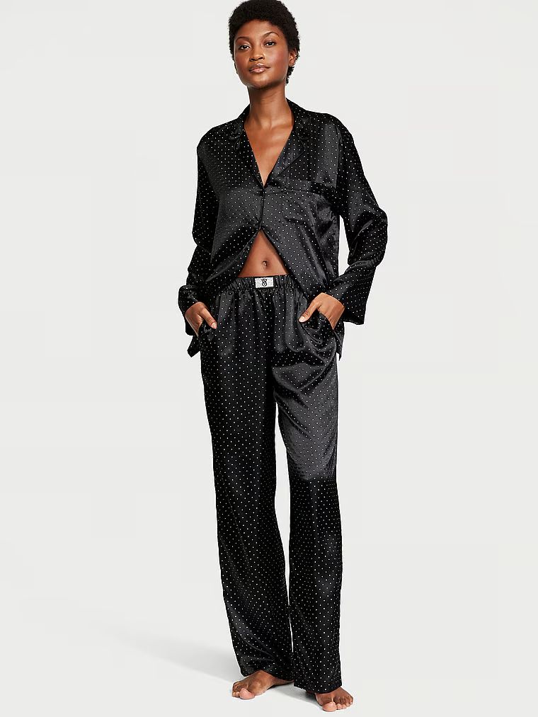 Dew Drop Satin Long Pajama Set | Victoria's Secret (US / CA )