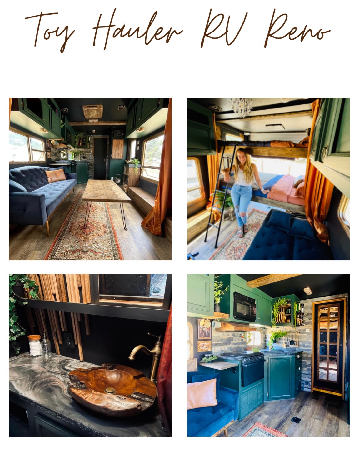 All of the links to everything I used in my moody and masculine Toy Hauler RV renovation!

#LTKhome #LTKfamily #LTKtravel