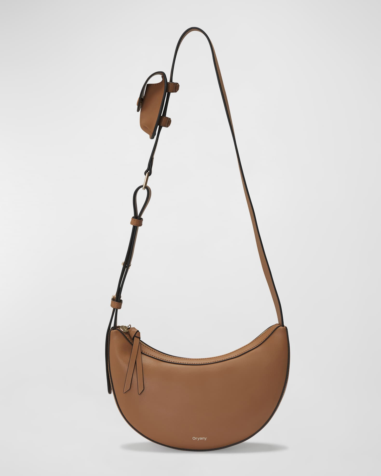 Rookie Half-Moon Leather Crossbody Bag | Neiman Marcus