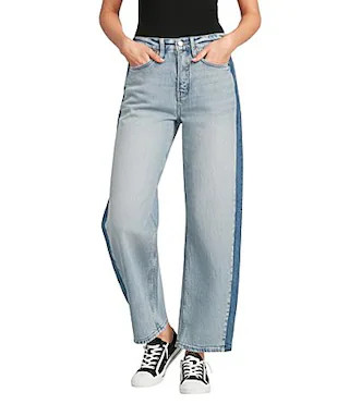 Good American Good Standard High Rise Denim Barrel Jeans - 2 | Dillard's