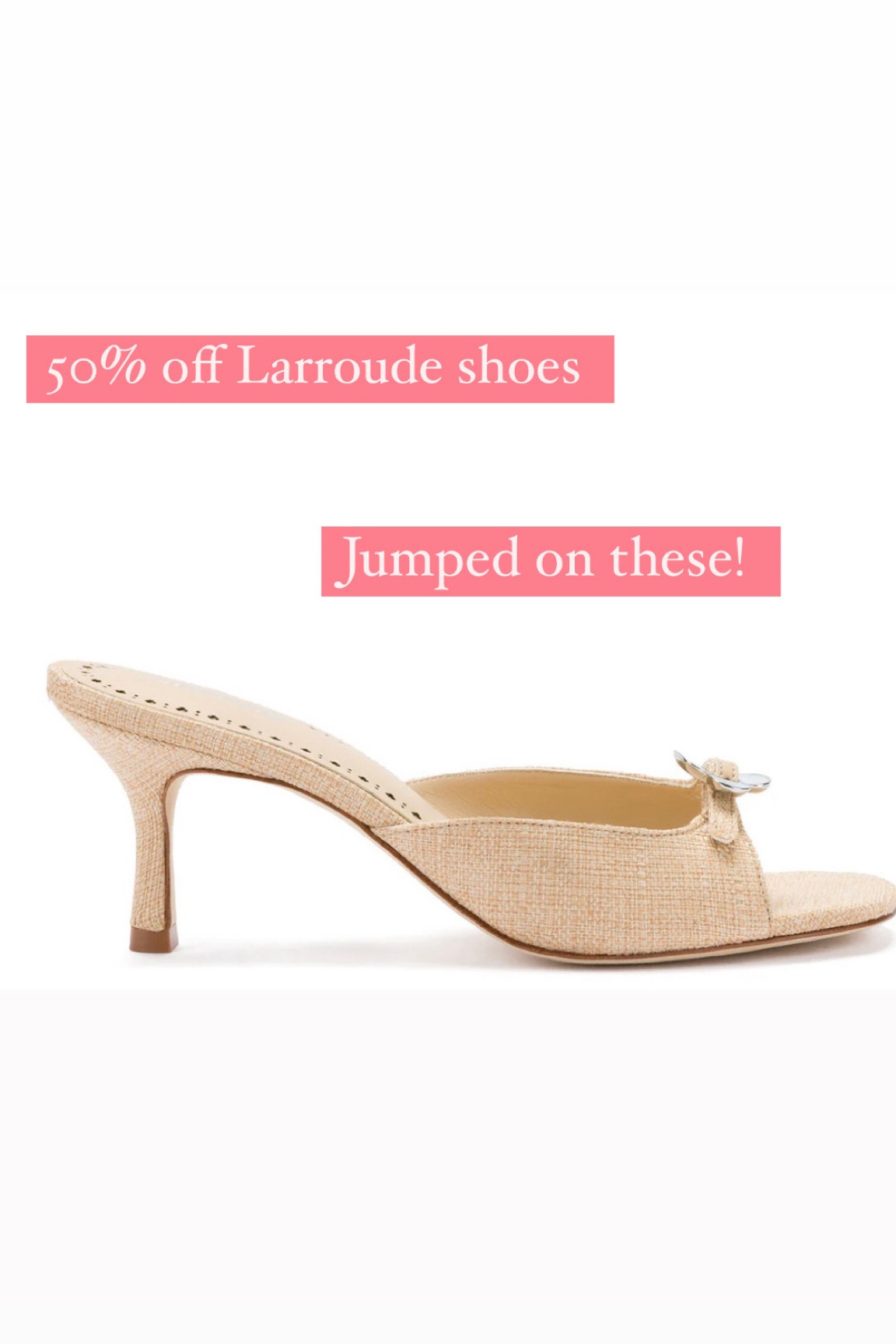 50% Larroude favorites: 