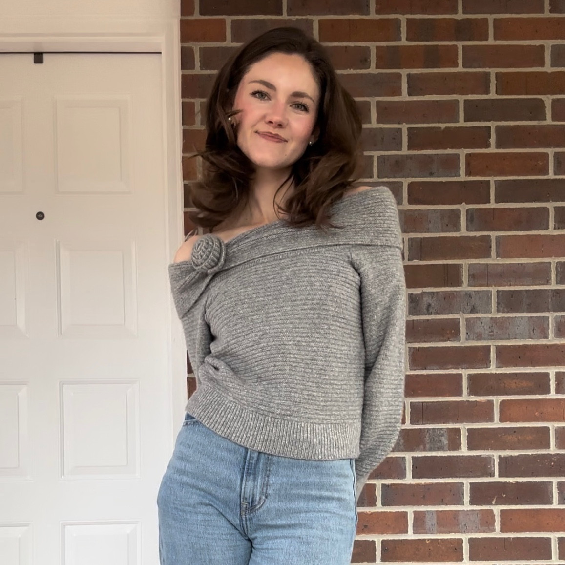 Off the shoulder sweater. I do think it runs a little small 

#LTKSeasonal