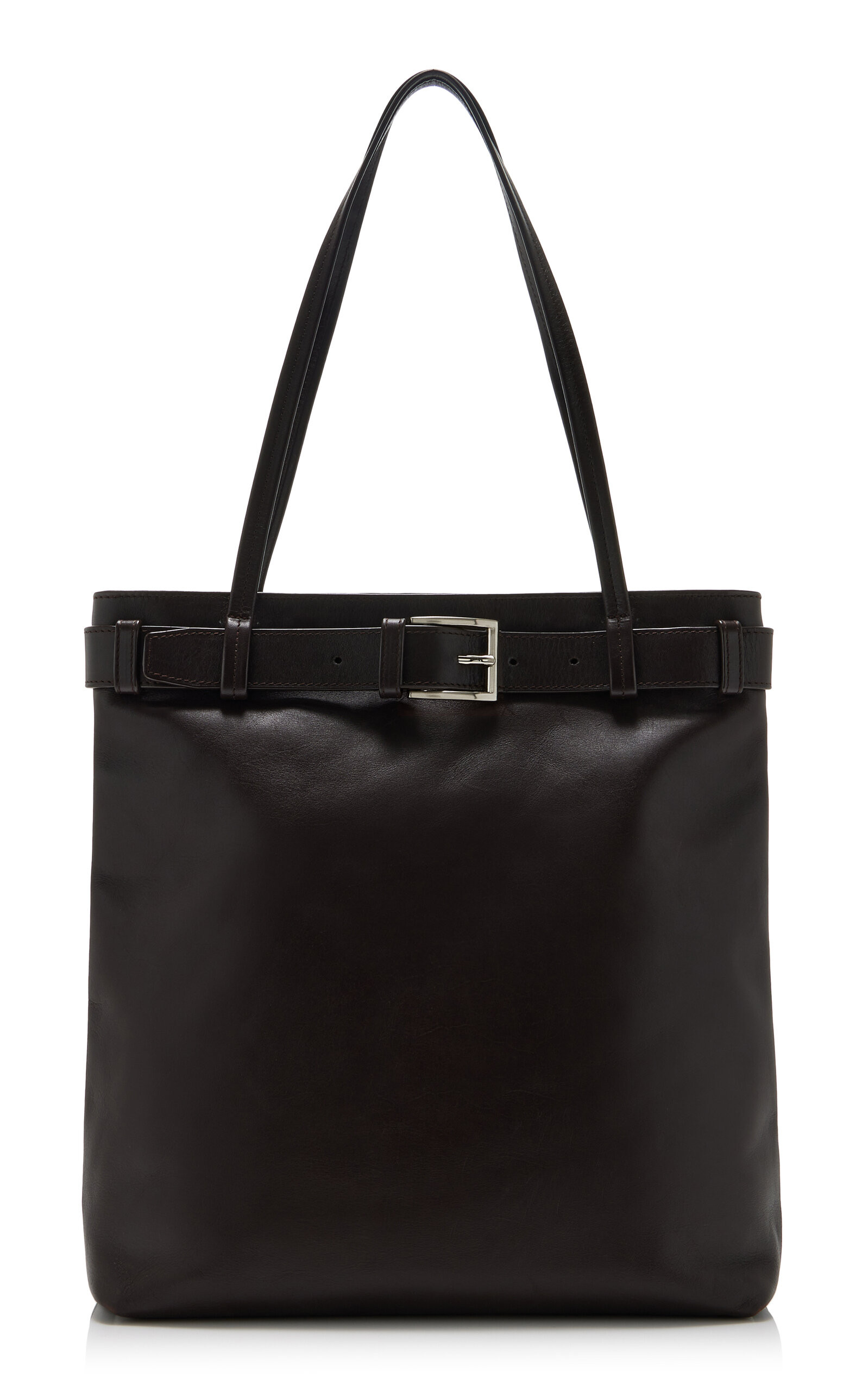 Belted Leather Tote Bag | Moda Operandi (Global)