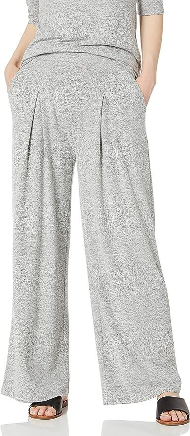 Amazon Brand - Daily Ritual Women's Cozy Knit Pleated Lounge Pant | Amazon (US)