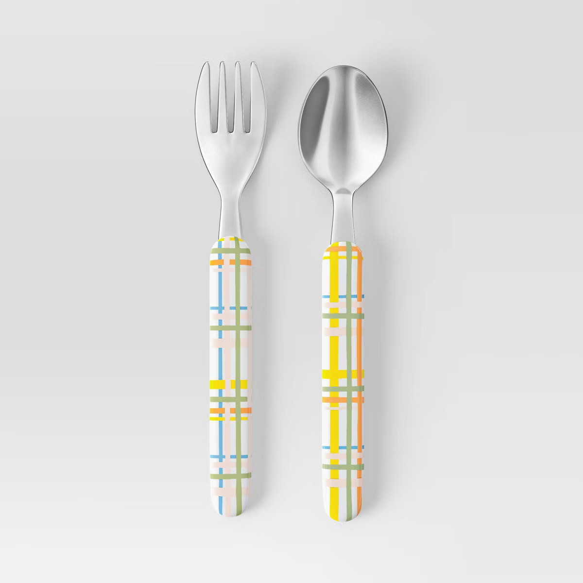 2pc Plaid Flatware Set - Room Essentials™ | Target