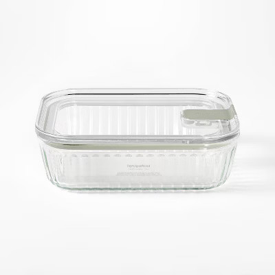 4c Rectangle Glass Meal Prep Food Storage Container - Figmint™ | Target