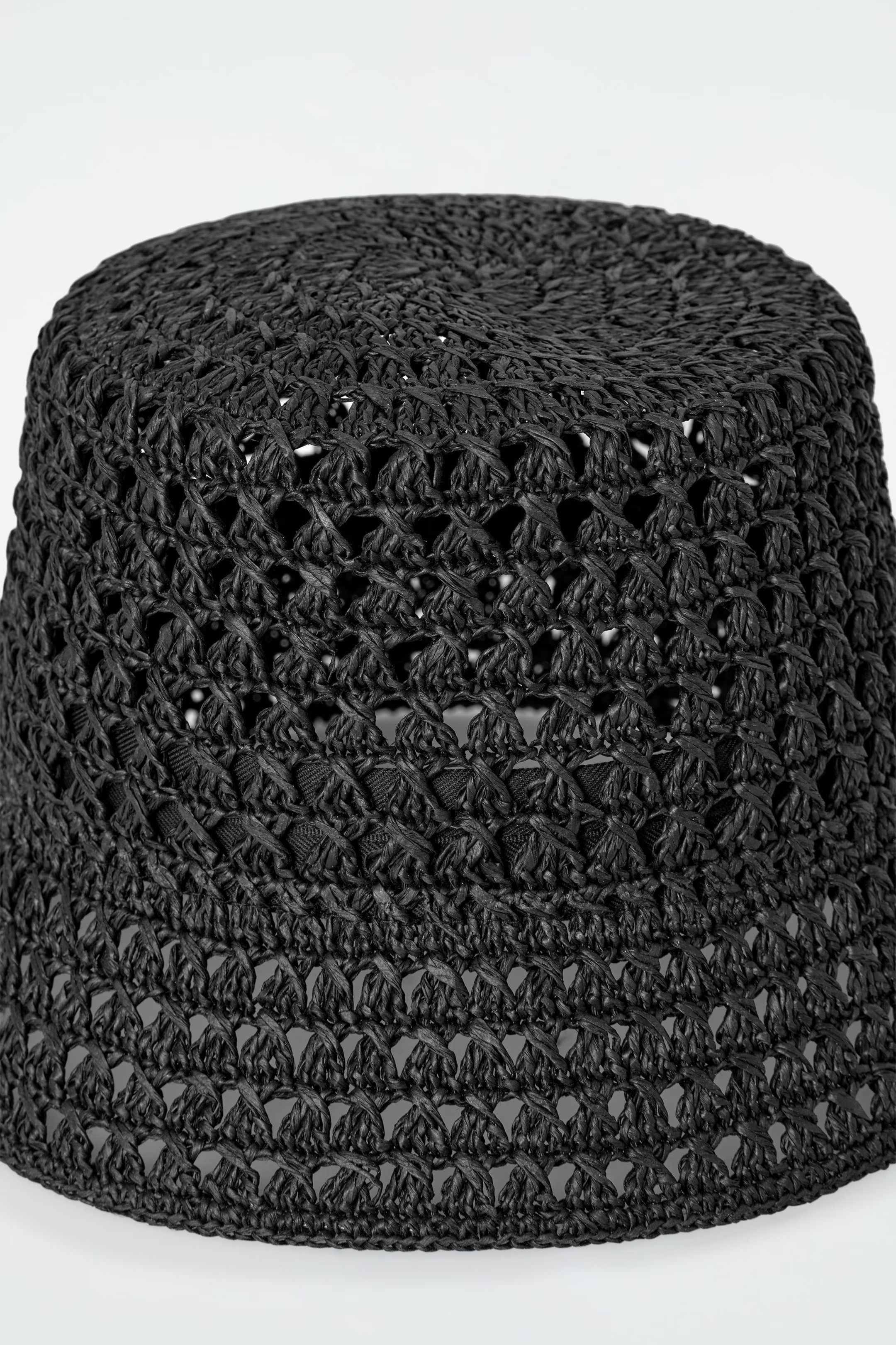 OPEN-WEAVE STRAW BUCKET HAT | COS UK