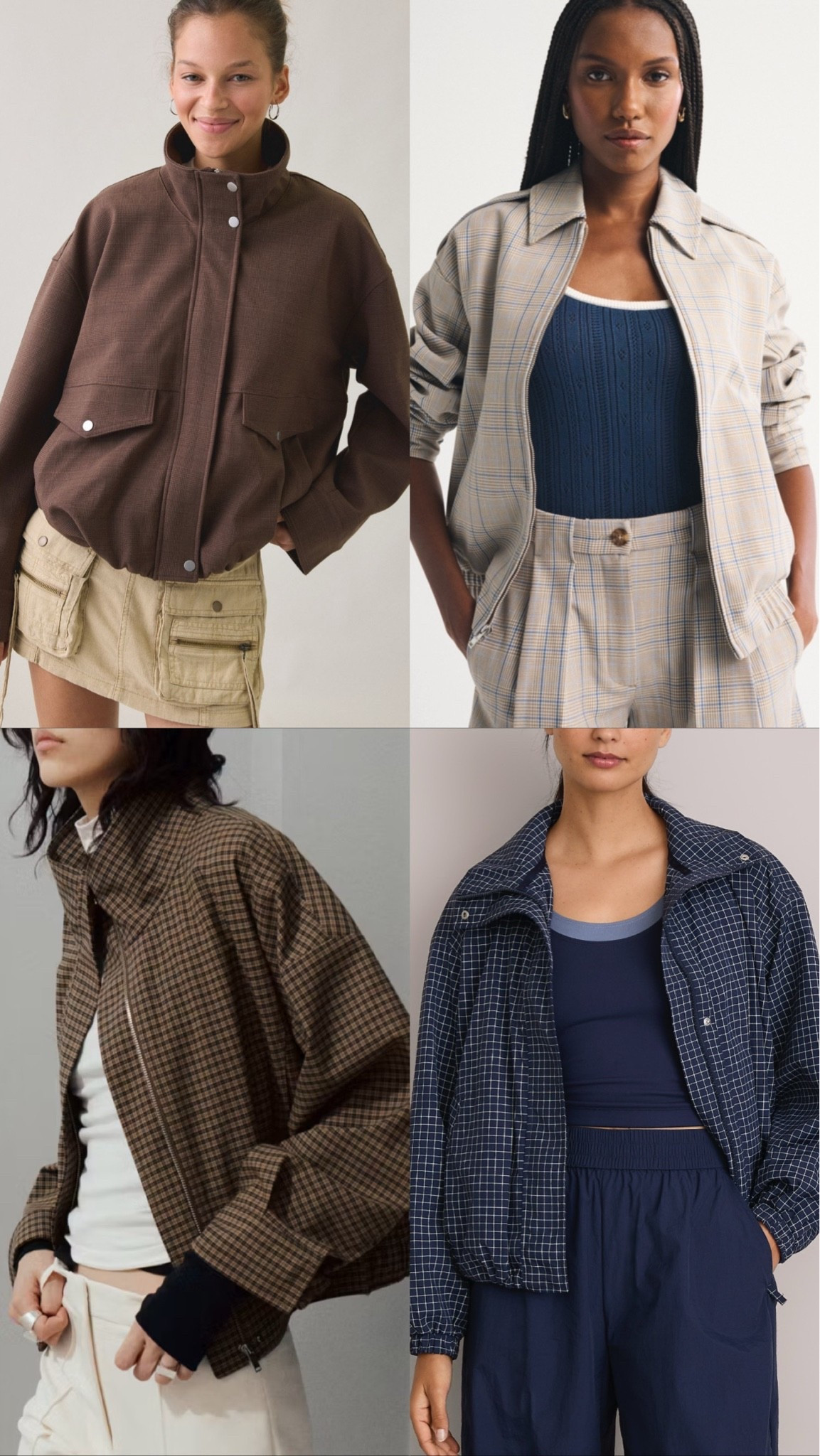 I rounded up more plaid bomber jackets - all price points!