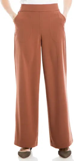 MAX STUDIO Twill Easy Wide Leg Trouser | Nordstromrack | Nordstrom Rack