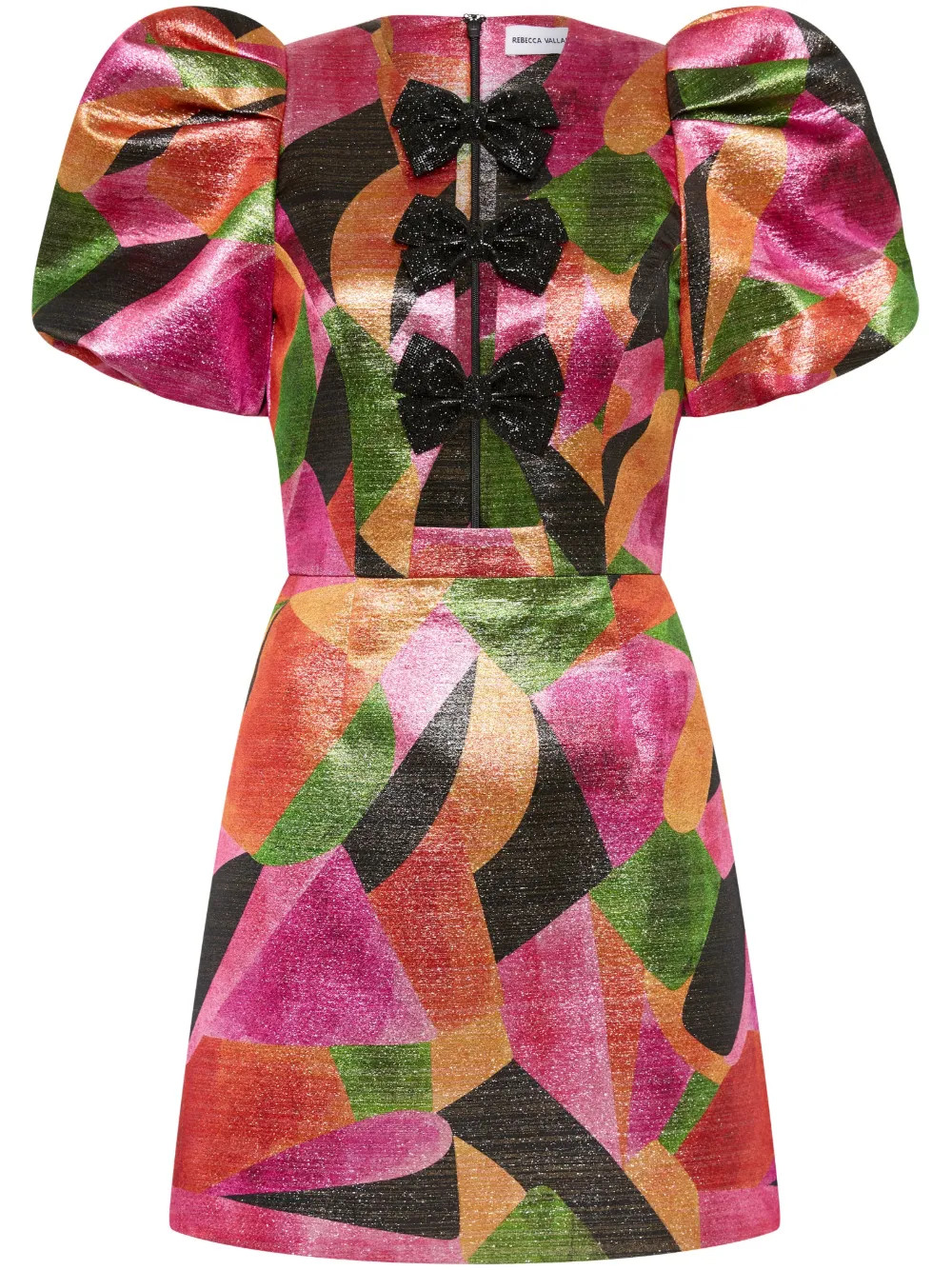 Copacabana metallic-bow minidress | Farfetch Global