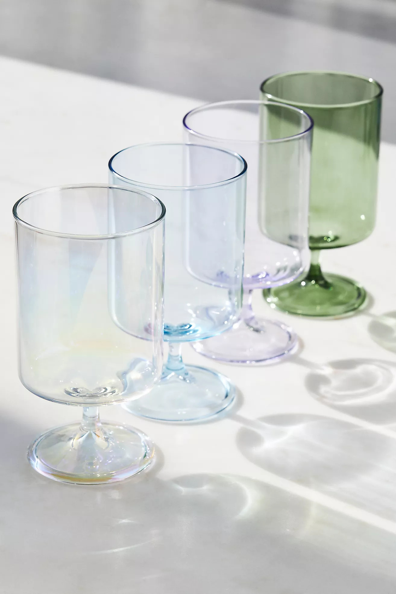 Morgan Short Wine Glasses, Set of 4 | Anthropologie (US)