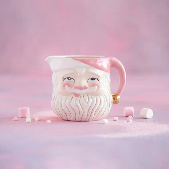 Pink Papa Noel Pitcher | Pink Antlers