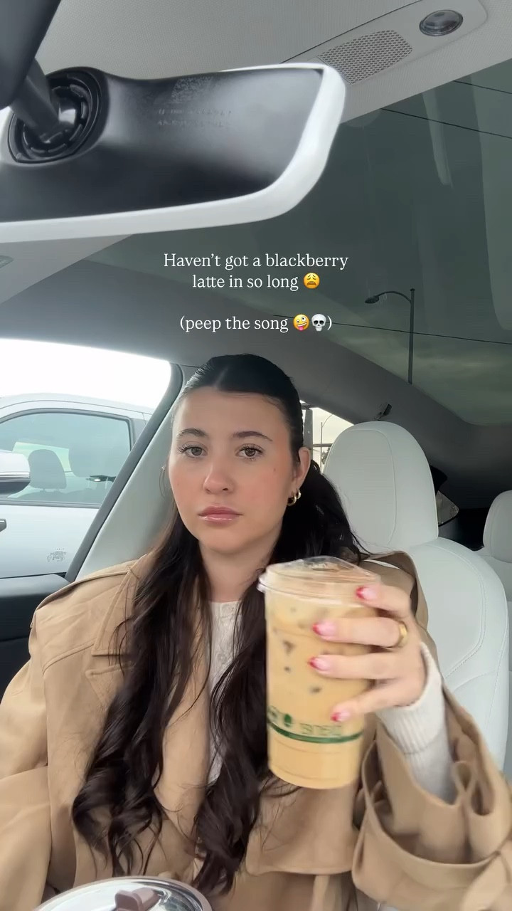 Haven’t got a blackberry latte in so long 😩

(peep the song 🤪💀)