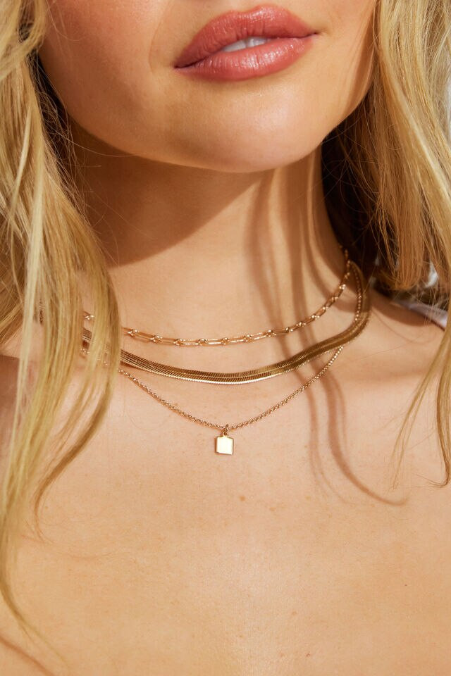 Set of 3 Classic Chain Necklace | Garage Clothing