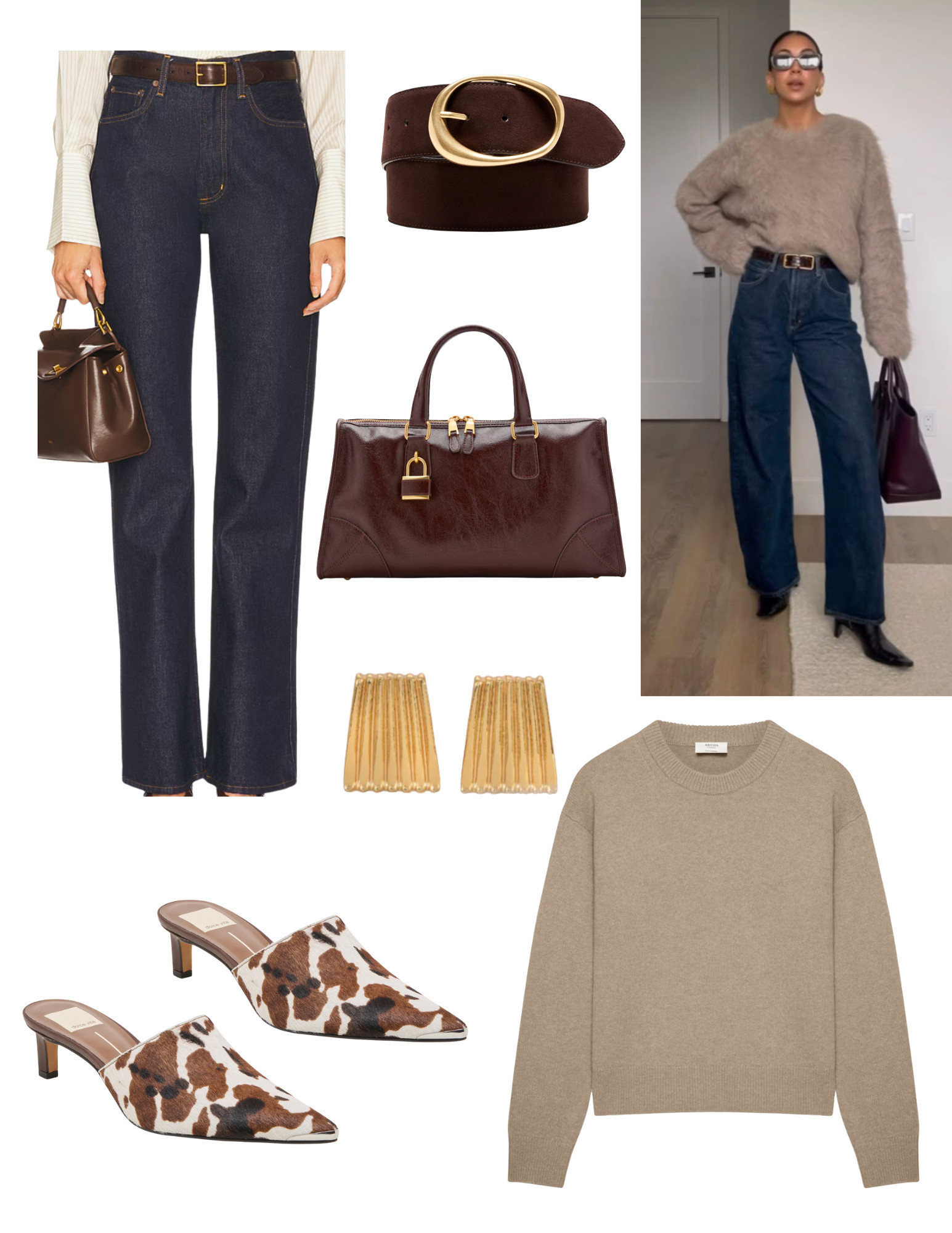Get The Look: Cozy sweater and classic jeans outfit idea for everyday wear. A simple, chic look perfect for errands, coffee dates, or casual weekends.  

 

#LTKootd
