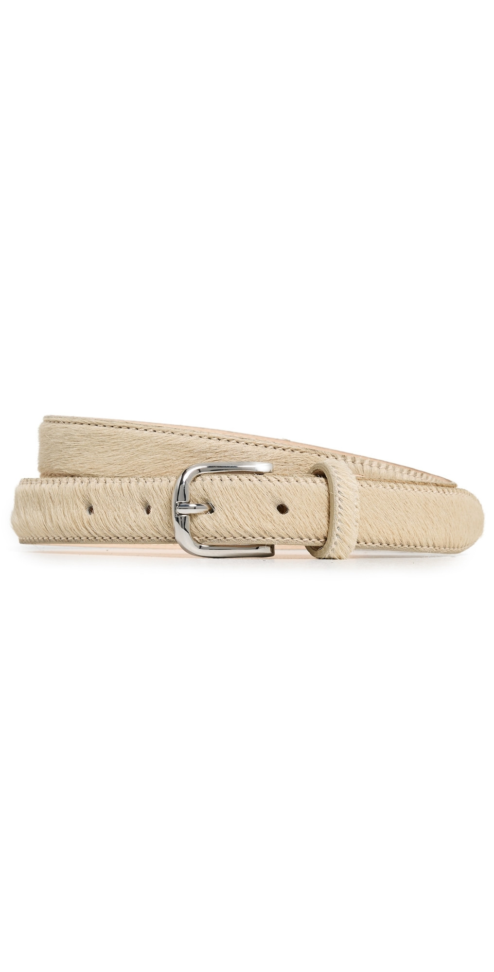 Aureum No.14 Ponyhair Belt Cream XXS | Shopbop