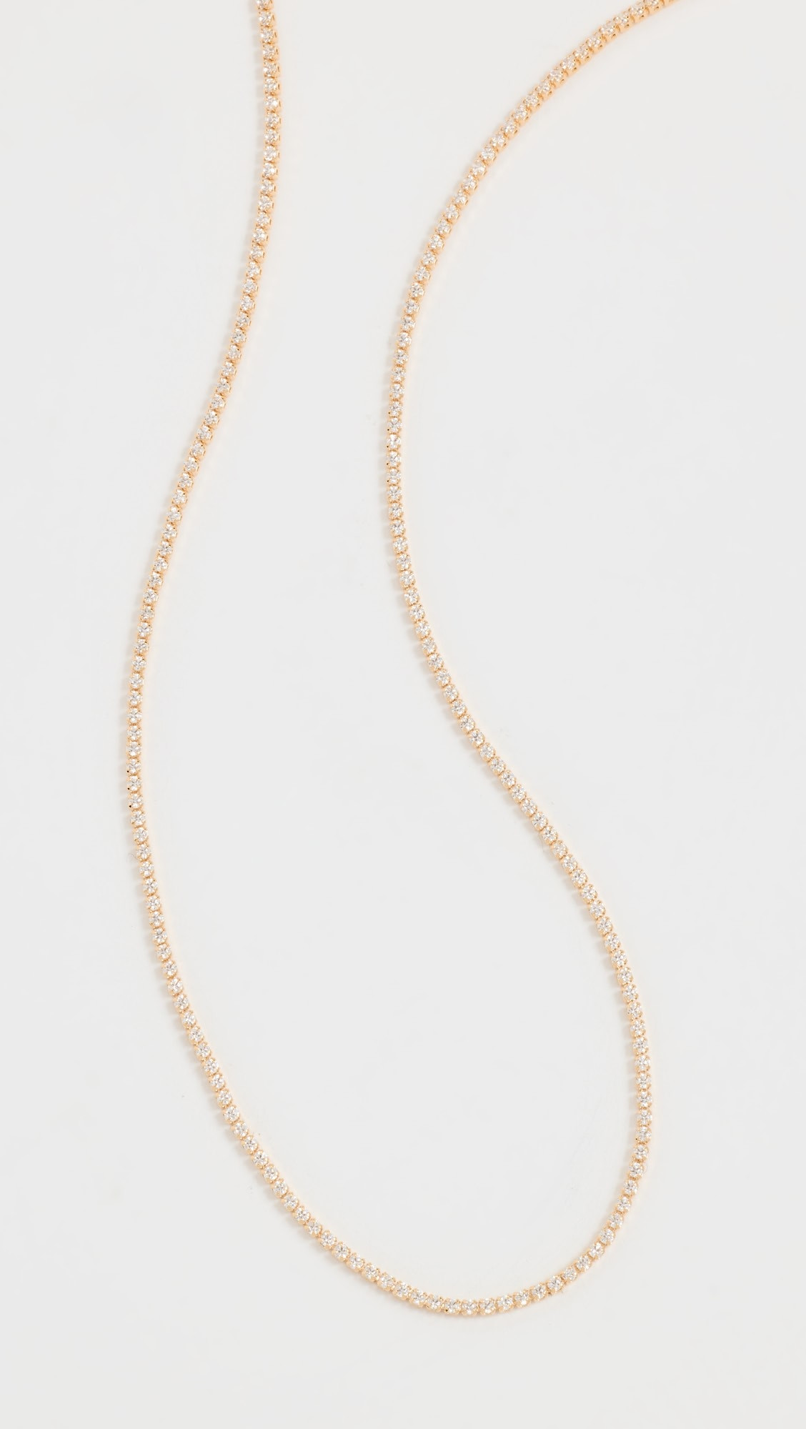 Micro Teeny Tiny Tennis Necklace | Shopbop