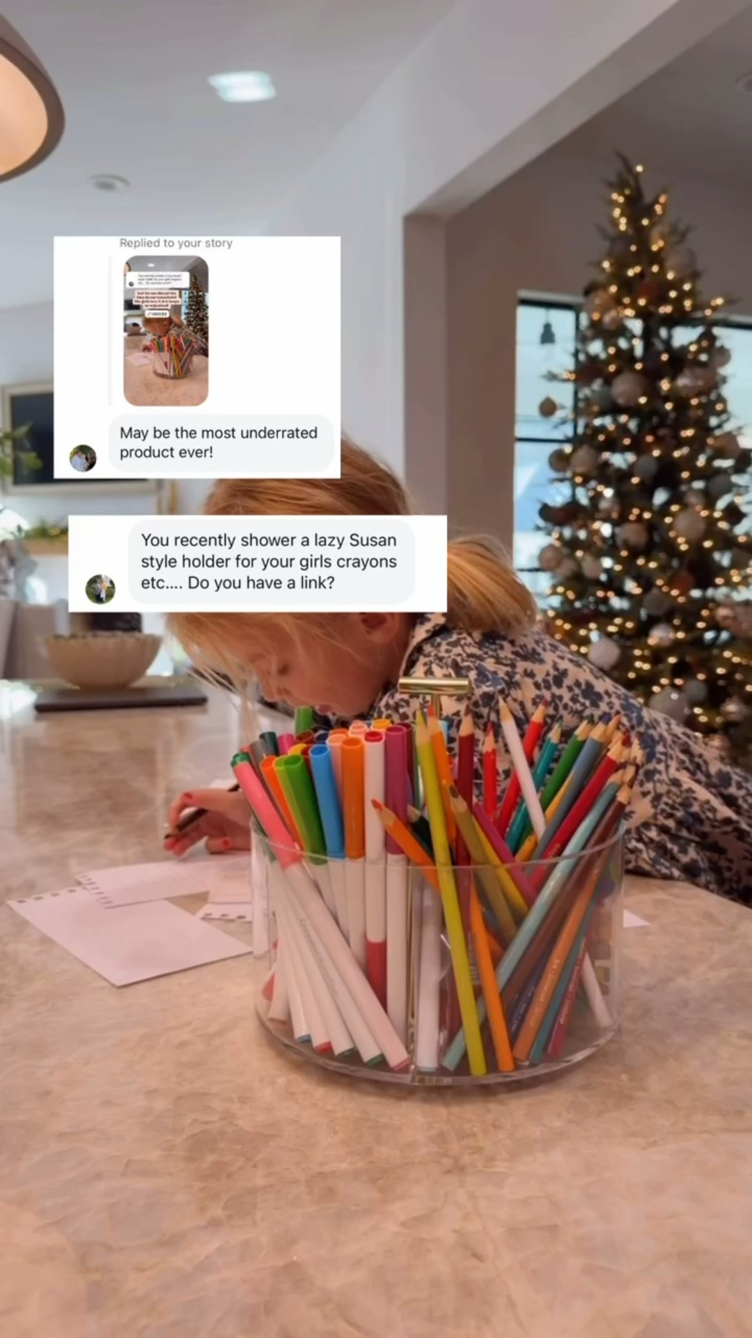 This acrylic marker holder has been a game changer for us! So easy for the girls to move from room to room and color wherever everyone is hanging out! A must-have in every home & would be so fun to gift your kids full of new coloring supplies! 

Loverly Grey, gift ideas, toddler gifts

#LTKHoliday #LTKGiftGuide #LTKFindsUnder50