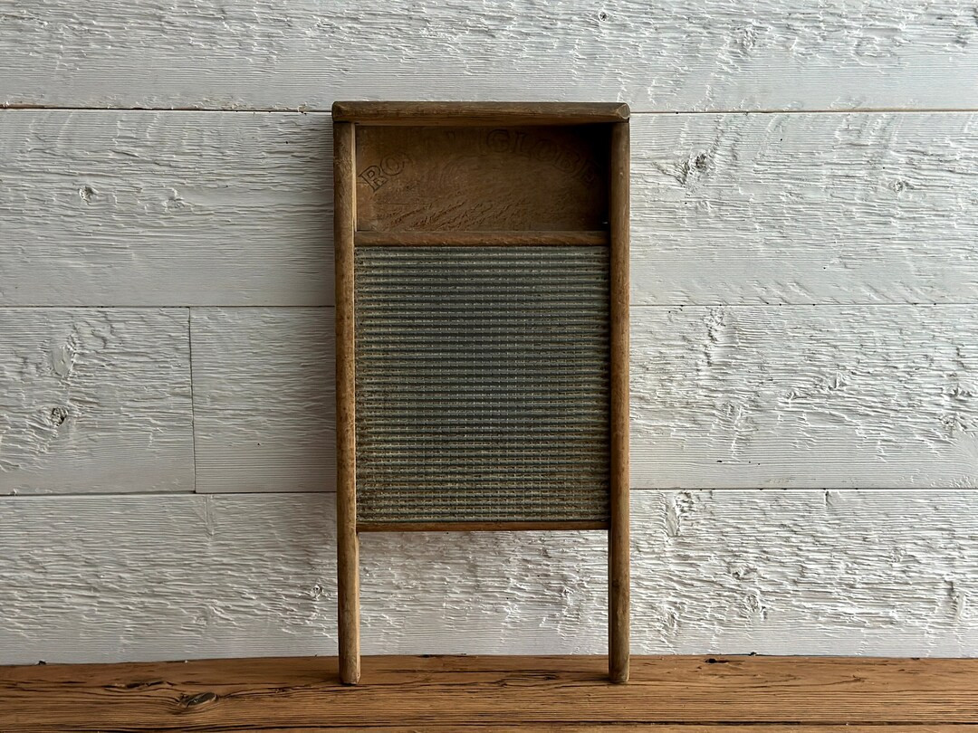 Antique Royal Globe Washboard Zinc and Wood Wash Board - Etsy Canada | Etsy (CAD)