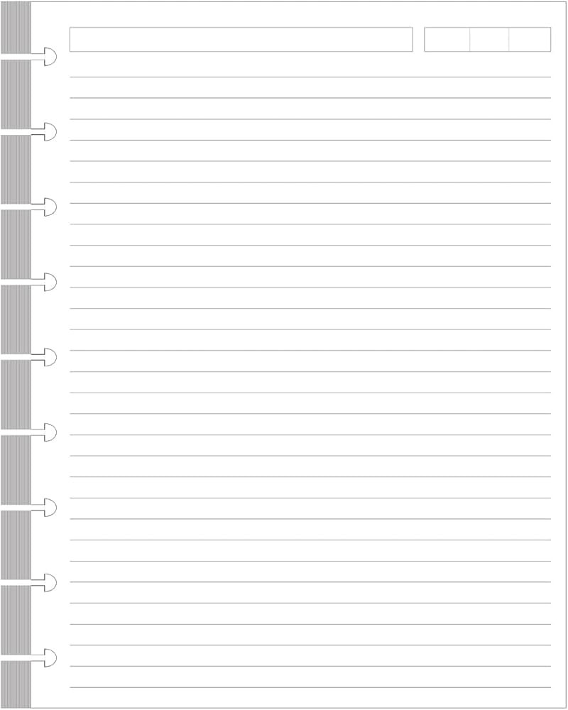 9-Disc Discbound Lined Refill Paper, Classic Size Pre-punched Happy Planners Inserts, 100Sheets/2... | Amazon (US)