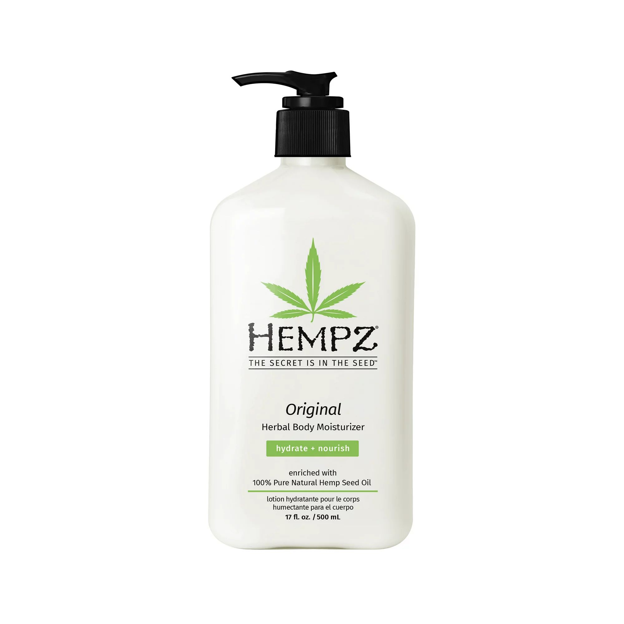 Hempz Original Herbal Moisturizer for Dry Skin, 17 fl oz | Walmart (US)